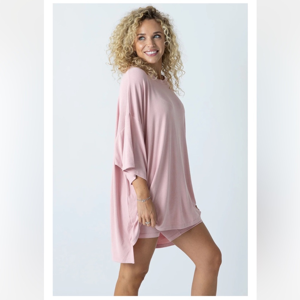 Perfect Pink Foxy Kind Oversized Co-ord Set